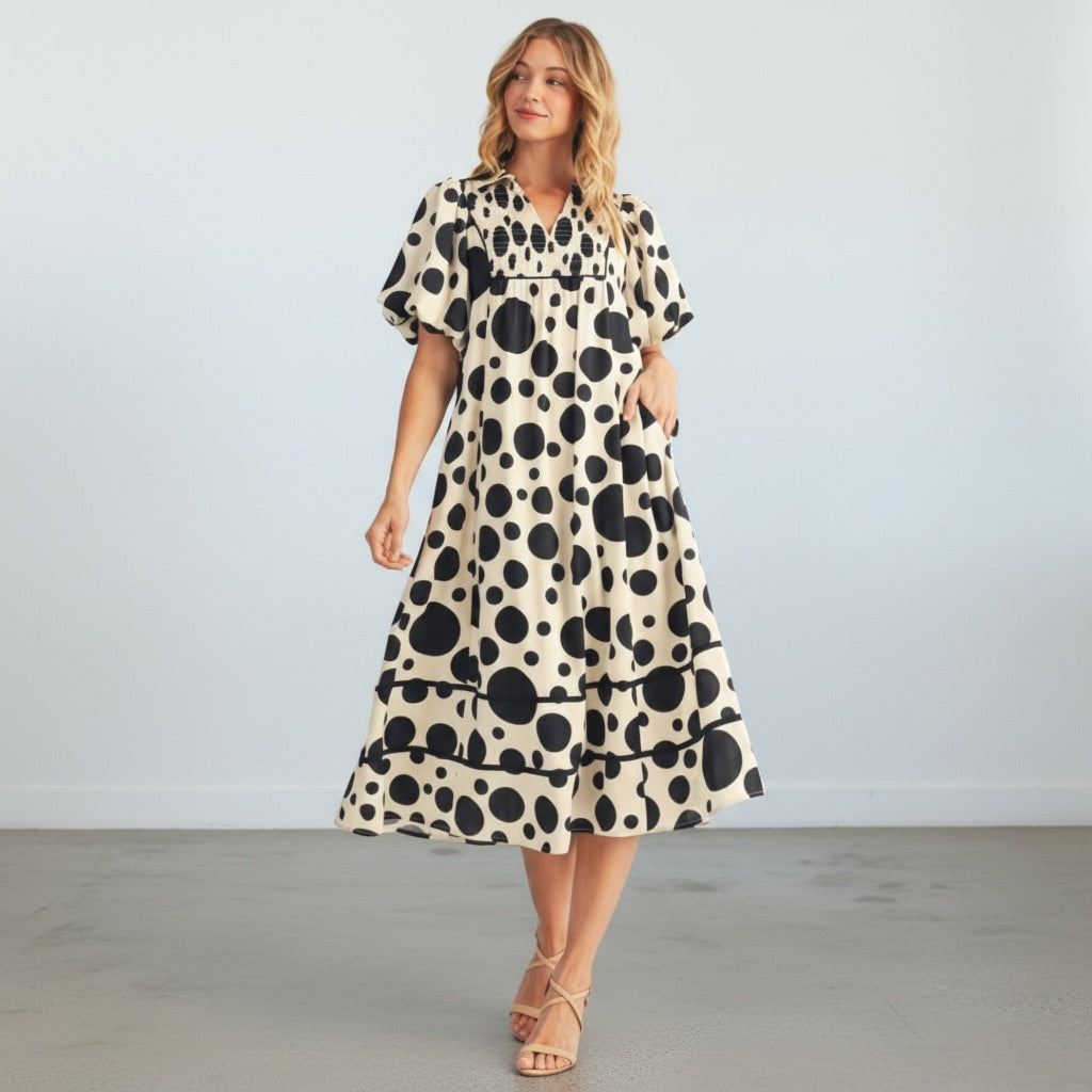 Black/White JODIFL Women-Dresses/Rompers, Large